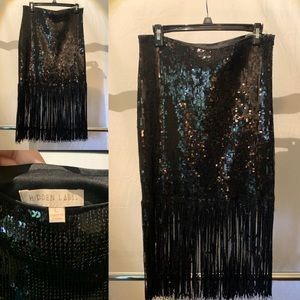 Sequin Tassel Skirt